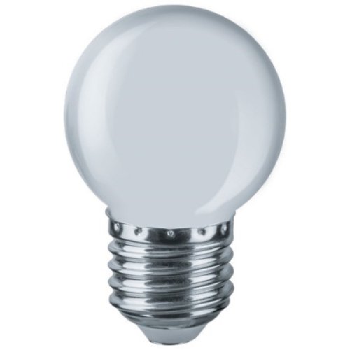 Лампа светодиодная Navigator NLL-G45-1-230-W-E27 Шар Е27 220В 1Вт Нейтральный свет картинка 